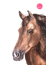artbrush 'Henry' print (horse)