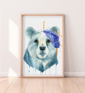artbrush 'Boho Bear' Print