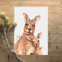 artbrush 'Mother's Day 2023 Kangaroos' print