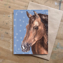 artbrush 'Henry Horse' card