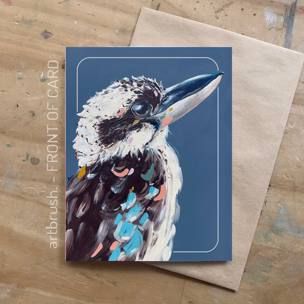 artbrush 'Kookaburra King' card