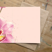 artbrush 'Happy Birthday - Orchid' card