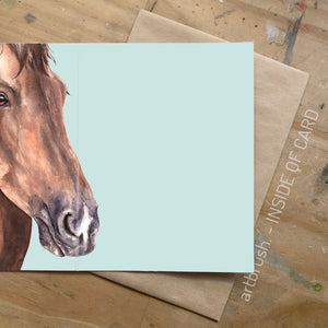 artbrush 'Henry Horse' card