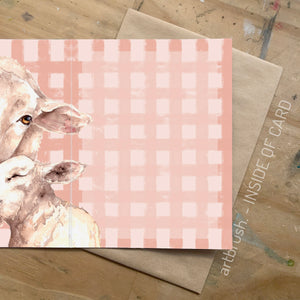 artbrush 'Mother Sheep' card