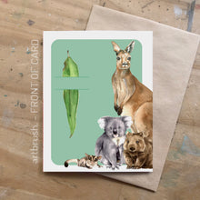 artbrush BOOKMARK CARD 'Oz Animals'