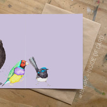 artbrush BOOKMARK CARD 'Oz Birds'