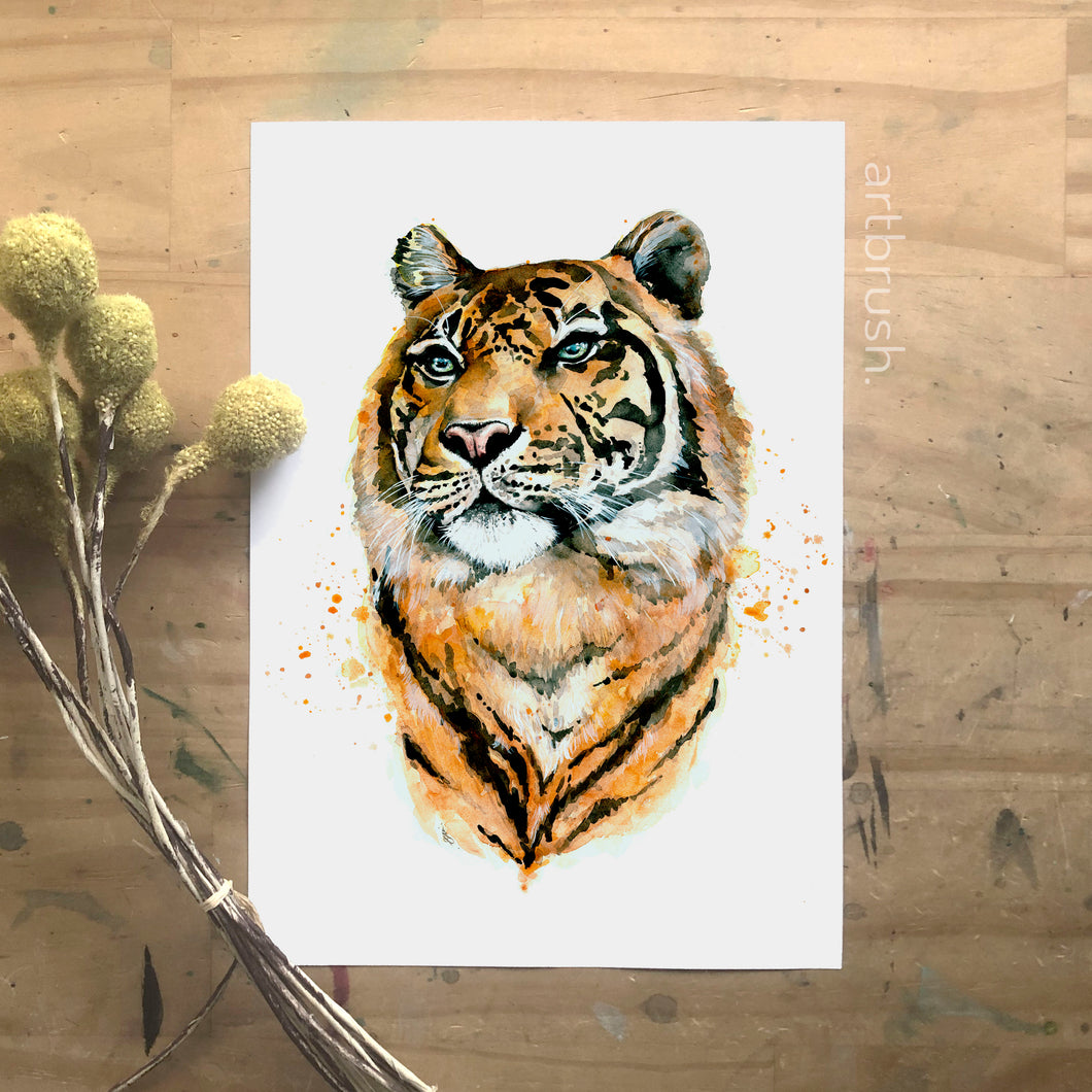 artbrush 'Tiger' print