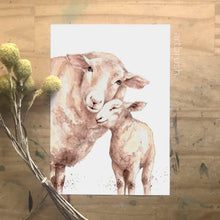 artbrush 'Mother Sheep' print (sheep)