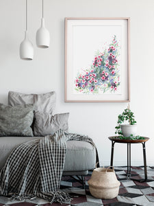 artbrush Australian Blooms Series 'Waxflower' print - A3