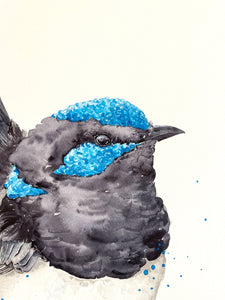 artbrush 'Wren' ORIGINAL (Part of Australian Birds Series)