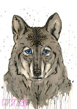 artbrush 'Spirit Wolf' print * RETIRED PRINT ONLY AVAILABLE ONLINE *
