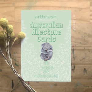 artbrush 'Australian Baby Milestone Cards'