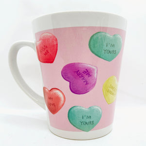 artbrush mug 'Conversations' heart