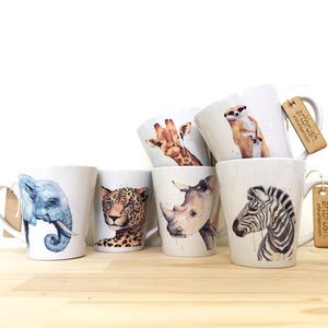artbrush mug 'SAHARA SERIES Lily Leopard'