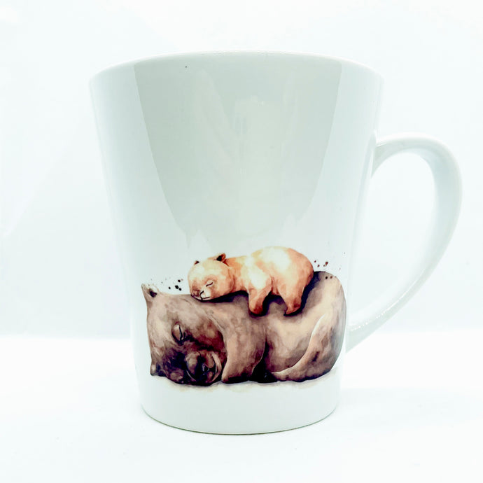 artbrush mug 'Mother's Day 2021' (Wombat Mumma & Joey)