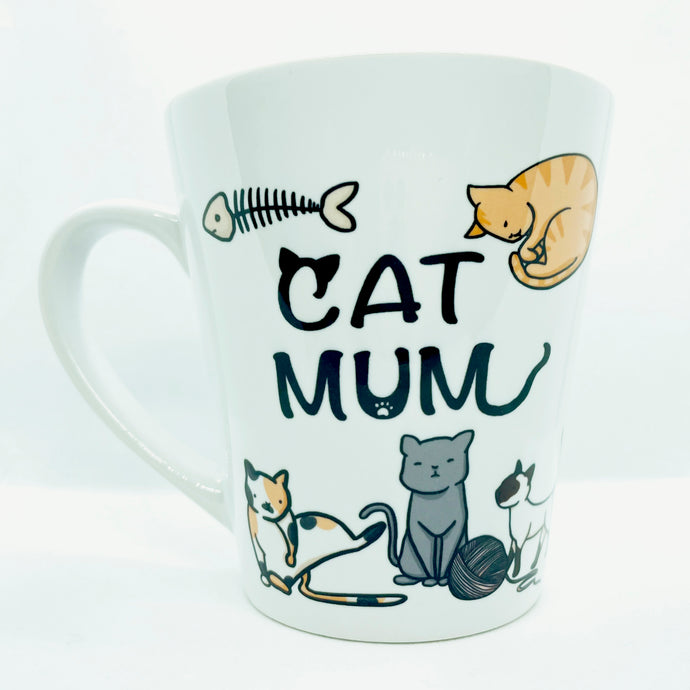 artbrush mug 'Mum - Cat Mum'