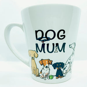 artbrush mug 'Mum - Dog Mum'