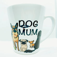 artbrush mug 'Mum - Dog Mum'