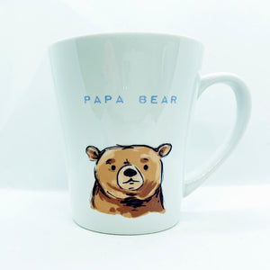 artbrush mug 'Papa Bear'