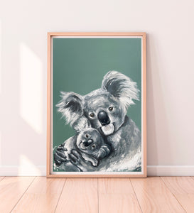artbrush 'Mother's Day Koalas' (2022 Mother's Day print)
